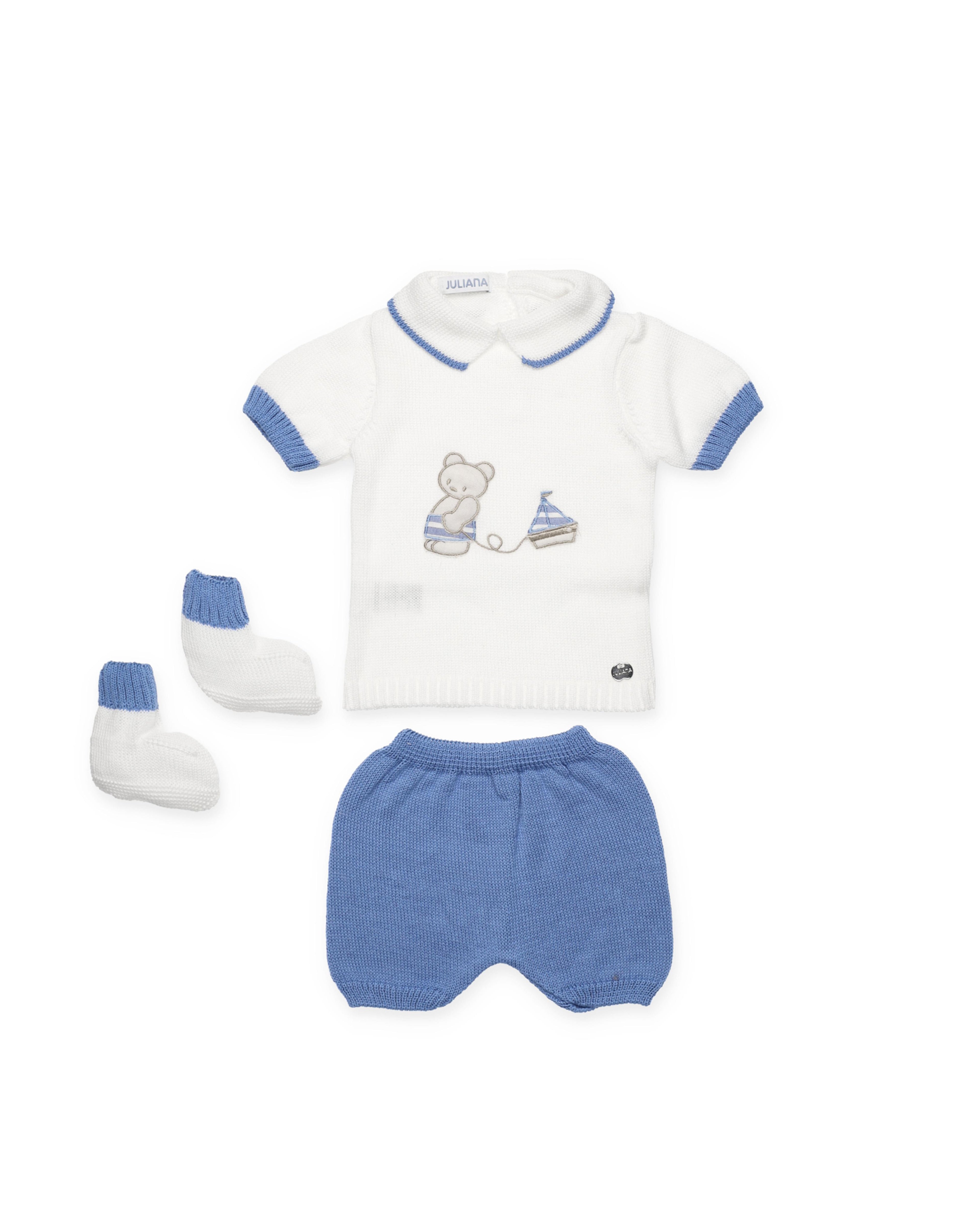 CONJUNTO PANTALON BORDADO OSO CON BOTAS