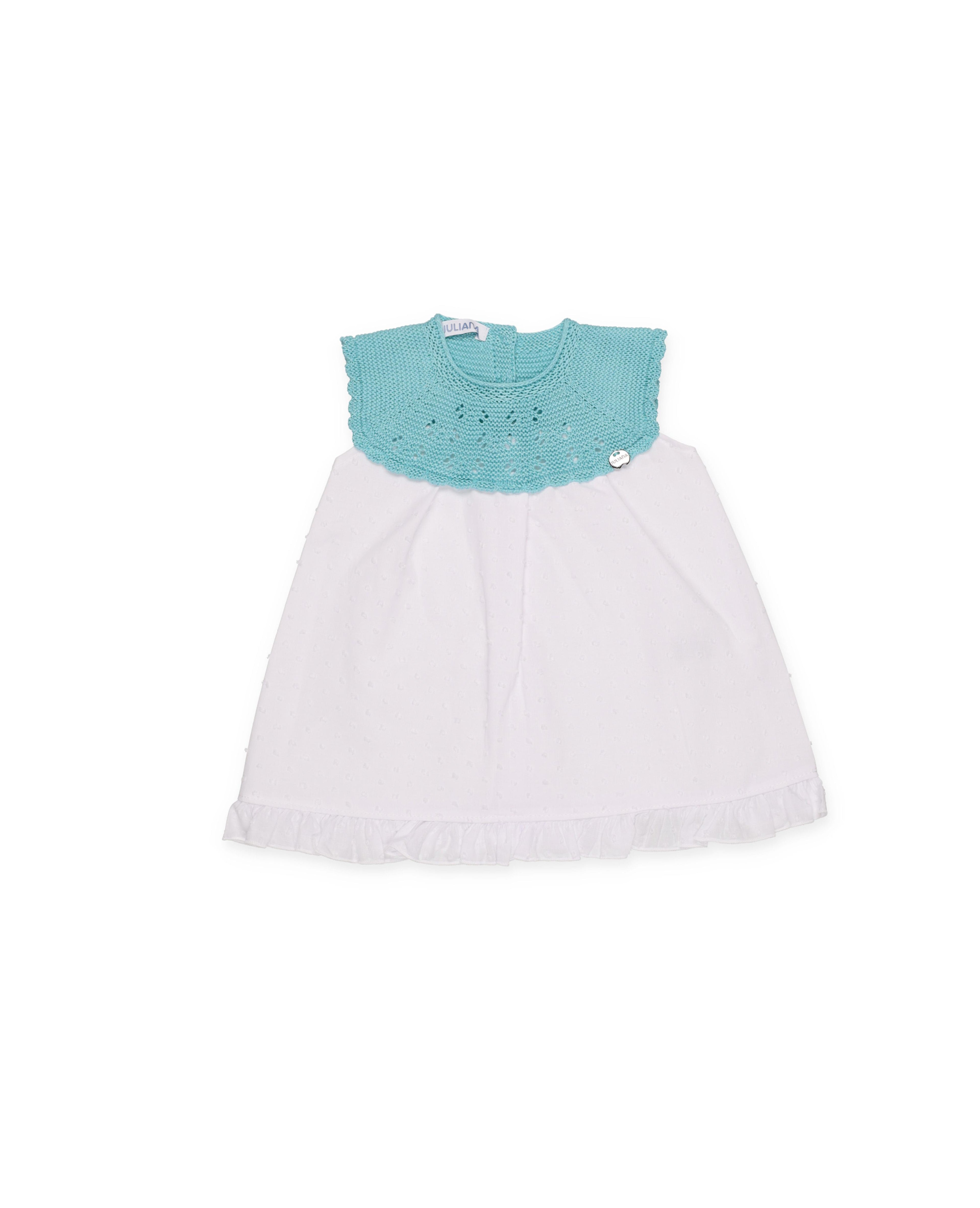 VESTIDO CUERPO DE PUNTO PLUMETI