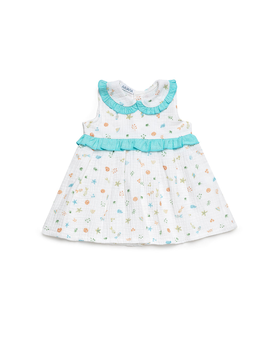 VESTIDO CORTADO CINTURA MAR