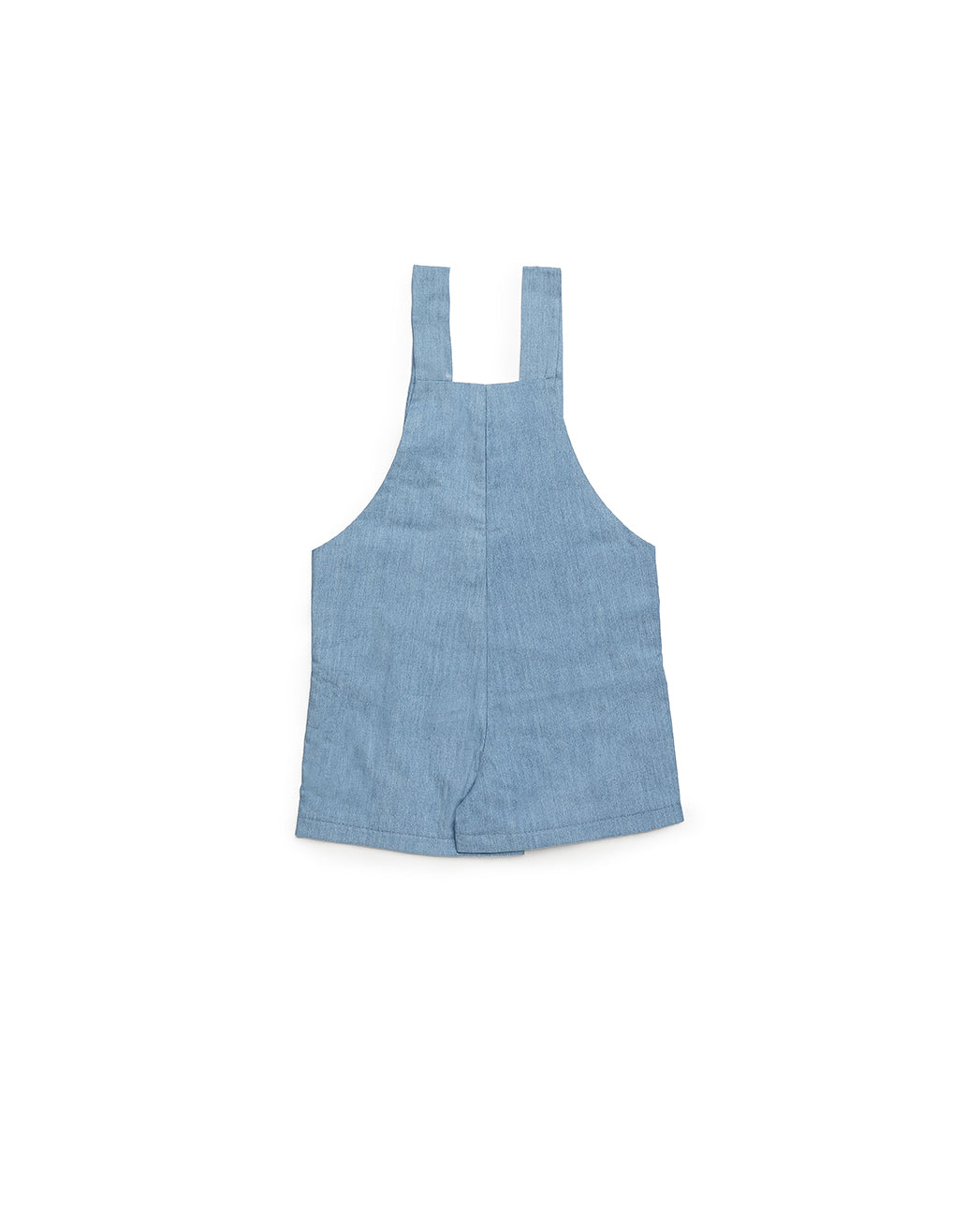 DENIM DUNGAREES WITH FRONT POCKET 