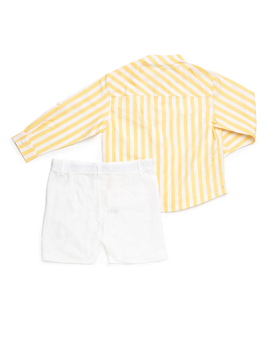BOY'S STRIPED LONG-SLEEVE SHIRT SET