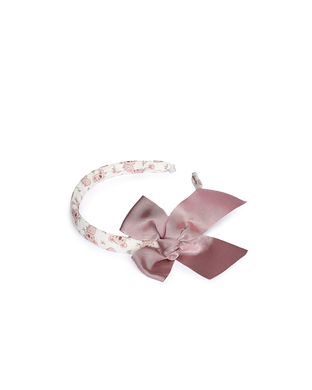 BABY HEADBAND WITH KOALA PRINT 