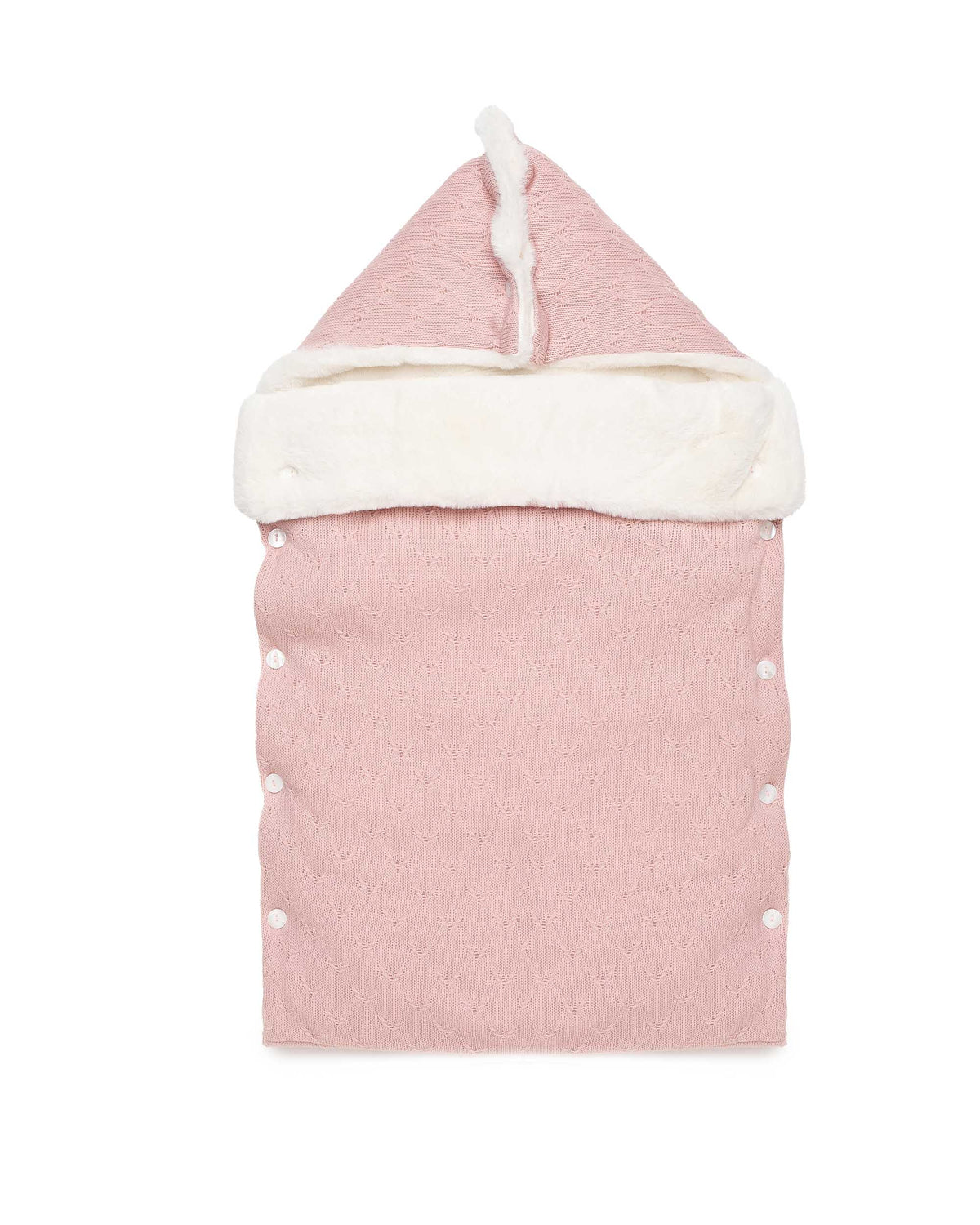 SACO CAPUCHA BOTONES PELO