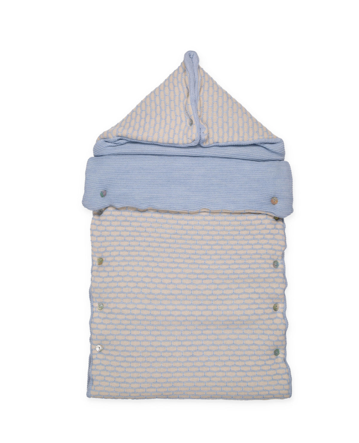 SACO CAPUCHA BOTONES RECOGIDAS