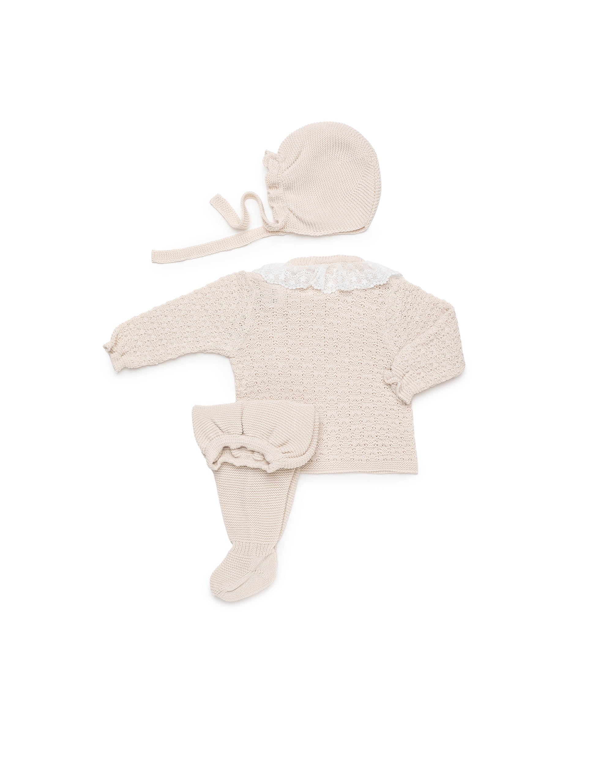 CONJUNTO 3.P RECOGIDAS PUNTILLA