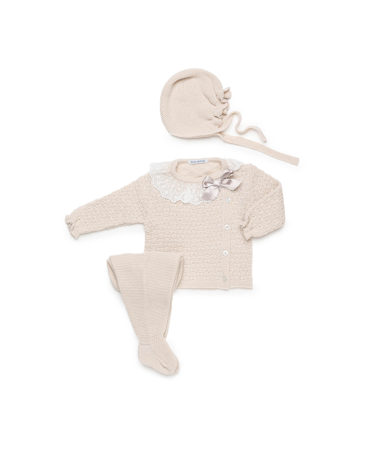 CONJUNTO 3.P RECOGIDAS PUNTILLA