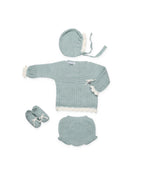 CONJUNTO BRAGA PUNTO EMPIECE RECOGIDAS BOTAS