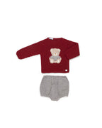 CONJUNTO PANTALON MOTAS BORDADO OSO