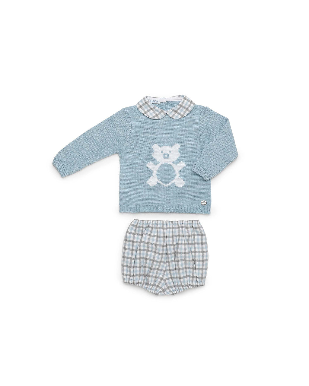 CONJUNTO PANTALON CUADRITOS OSO