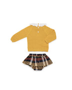 CONJUNTO BRAGA VOLANTES CUADROS