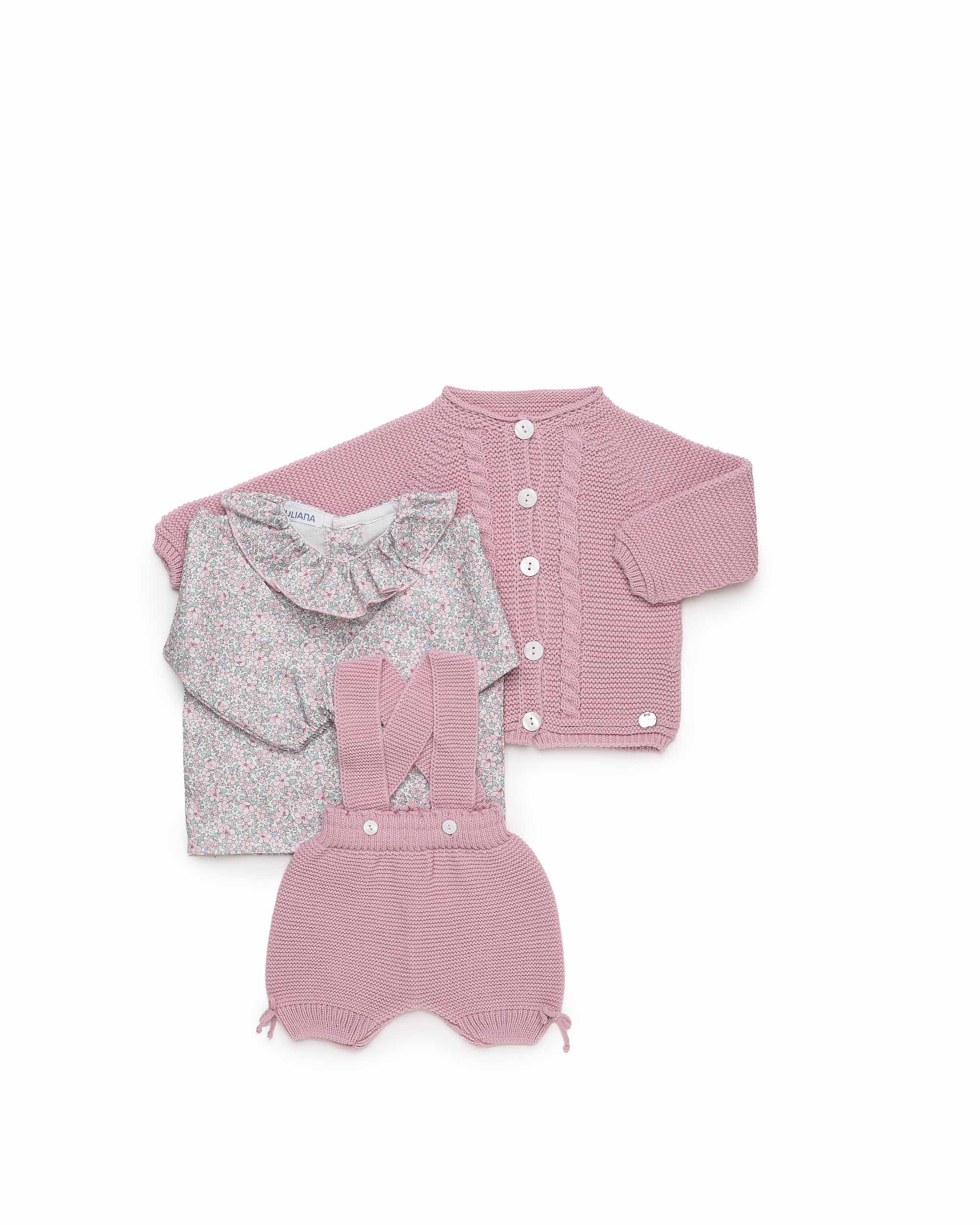 PETO PUNTO LIN CON CHAQUETA PUNTO Y CAMISA