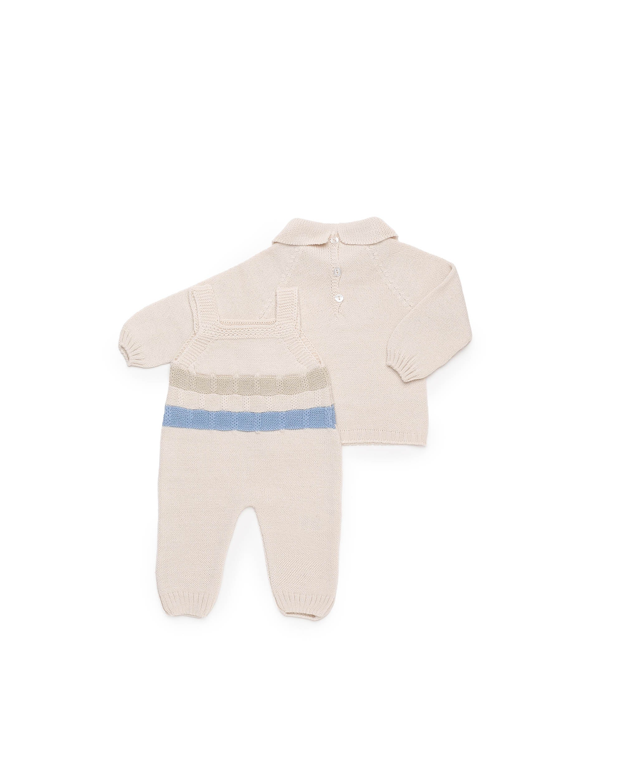 PETO PUNTO CUADRITOS COLORES CON JERSEY