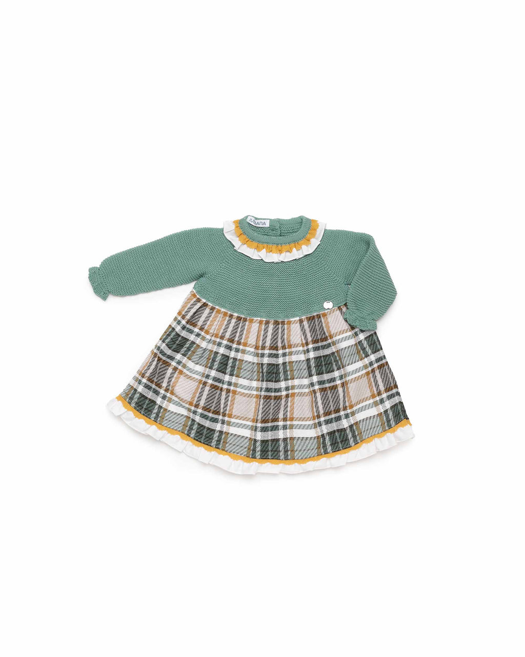 VESTIDO CUERPO PUNTO CUADROS
