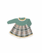 VESTIDO CUERPO PUNTO CUADROS