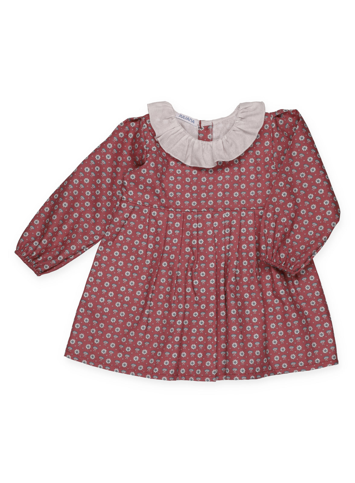VESTIDO CORTADO CINTURA FLORES