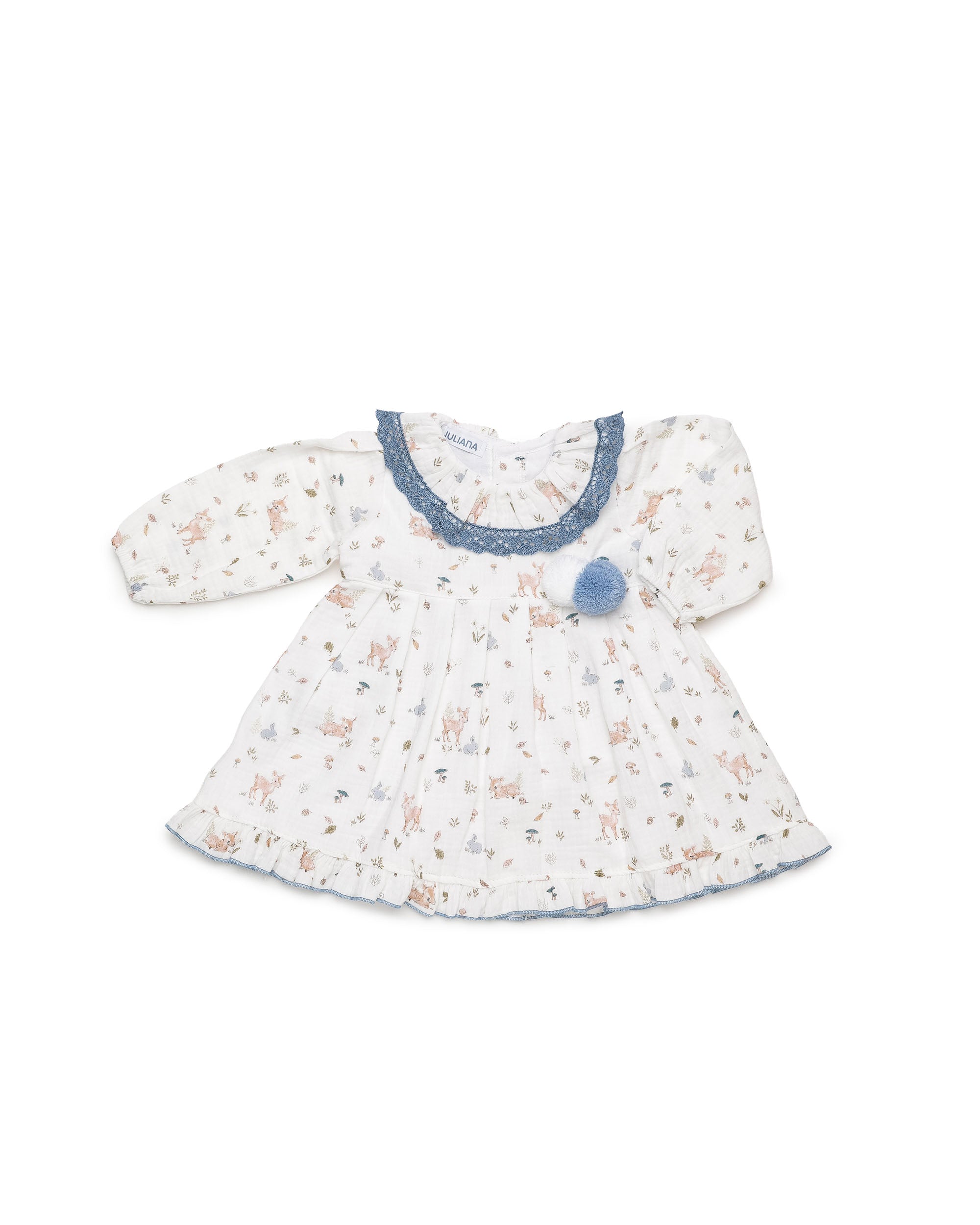 VESTIDO CORTADO CINTURA ANIMALITOS