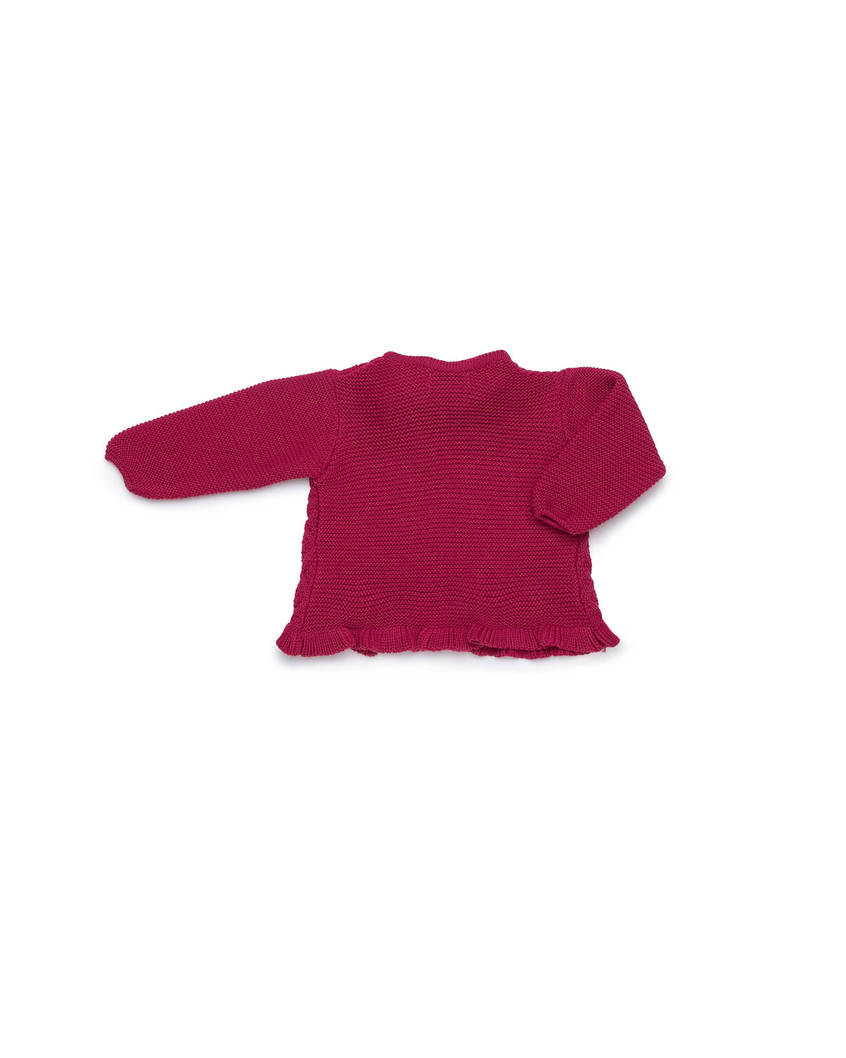 CHAQUETA LARGA ARANES 2 POMPONES