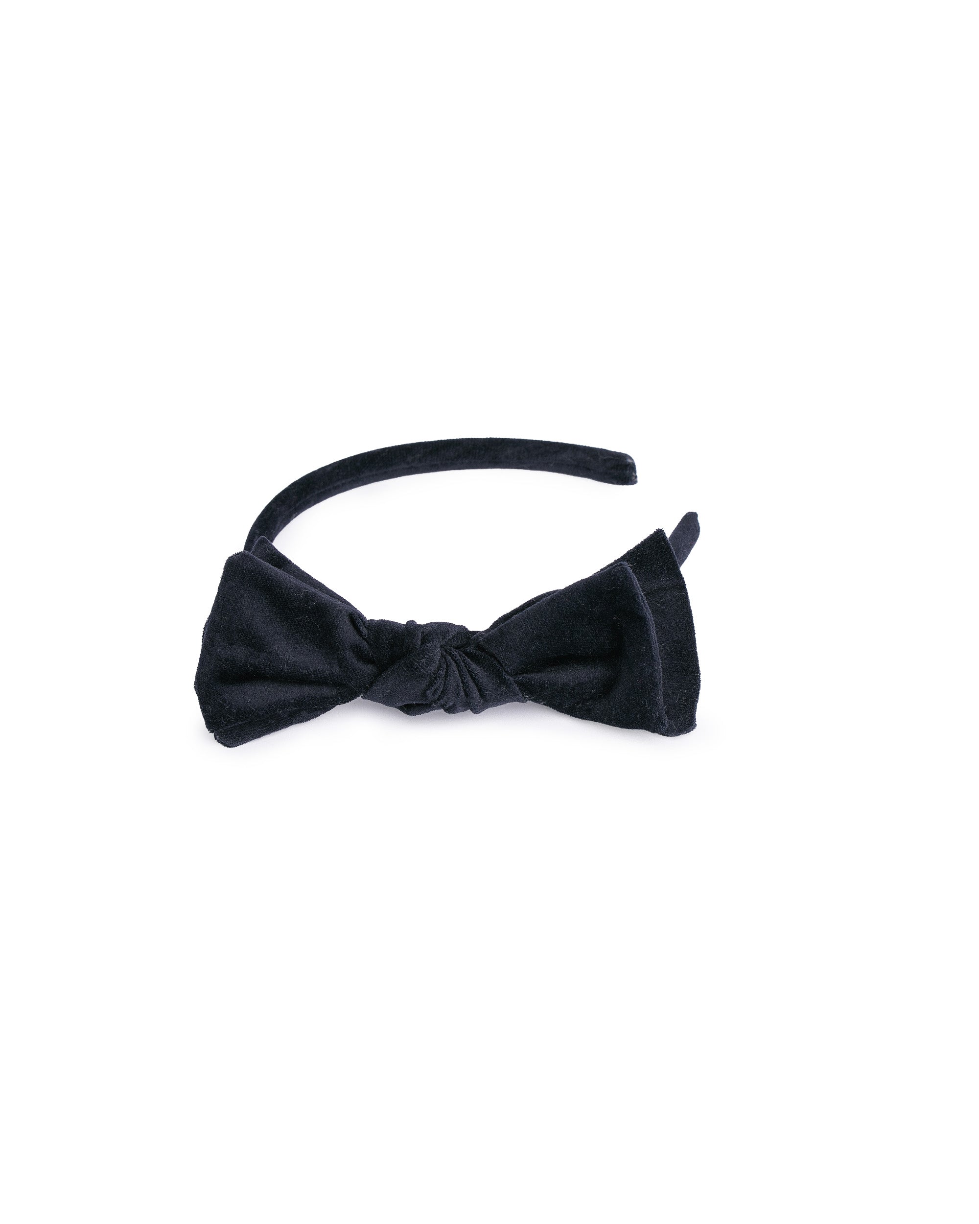 VELVET HEADBAND WITH MATCHIING BOW