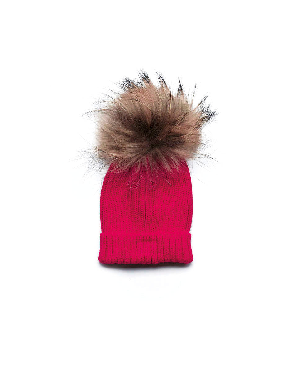 GORRO SUELTO CANALE POMPON PELO