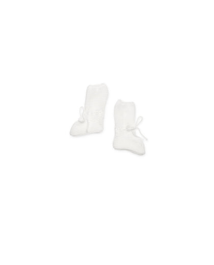 KNITTED RIBBON BOOTS 