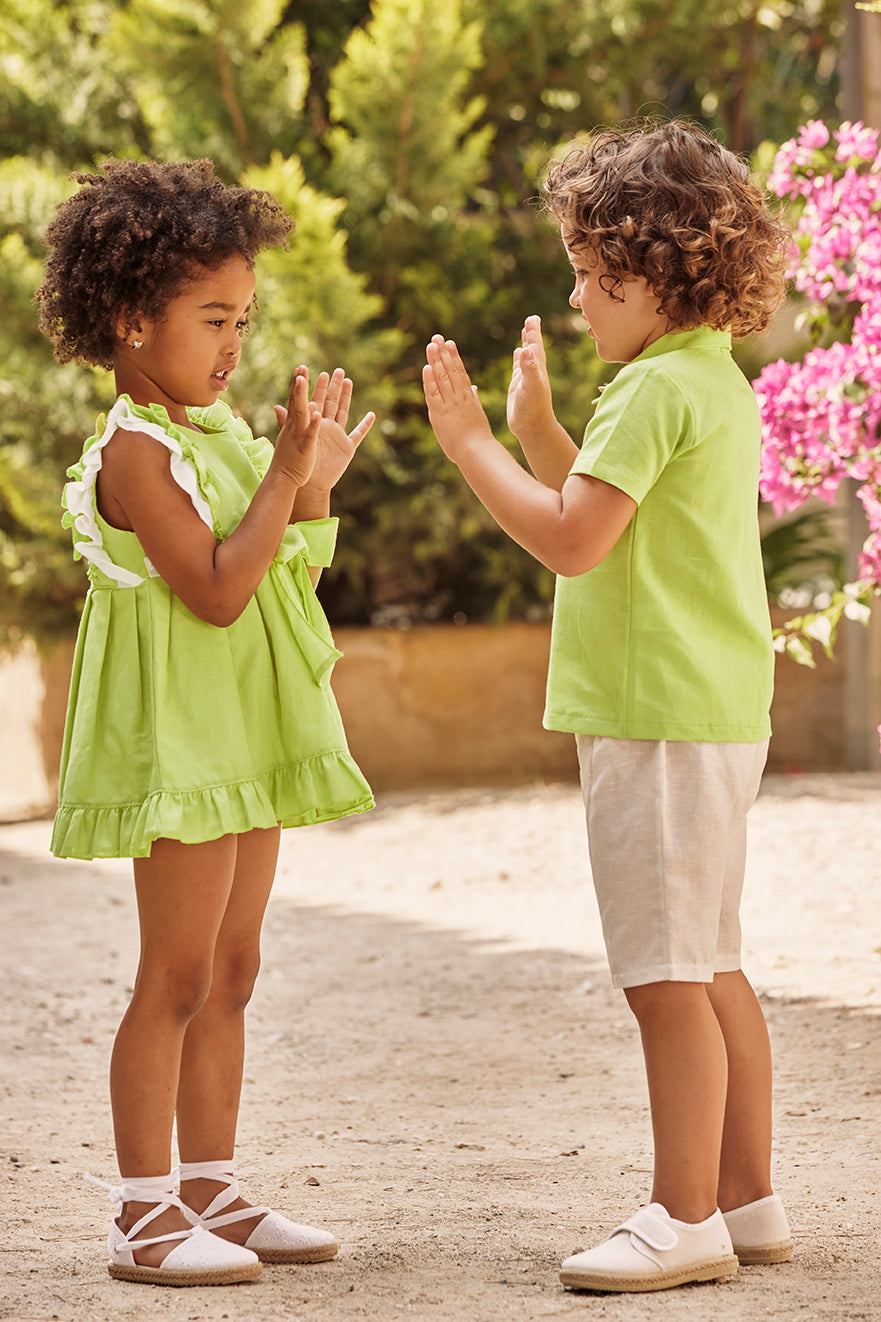 BOY'S SHORT-SLEEVE SHIRT SET 