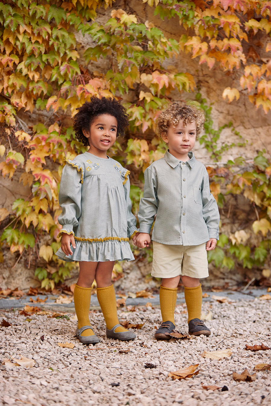 CONJUNTO NIÑO VICHY PANTALON CORTO
