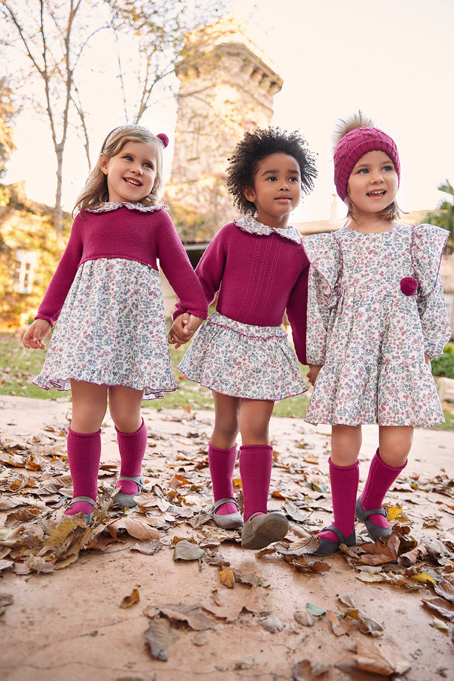 COMPLETO DI SLIP CON VOLANT A FIORI