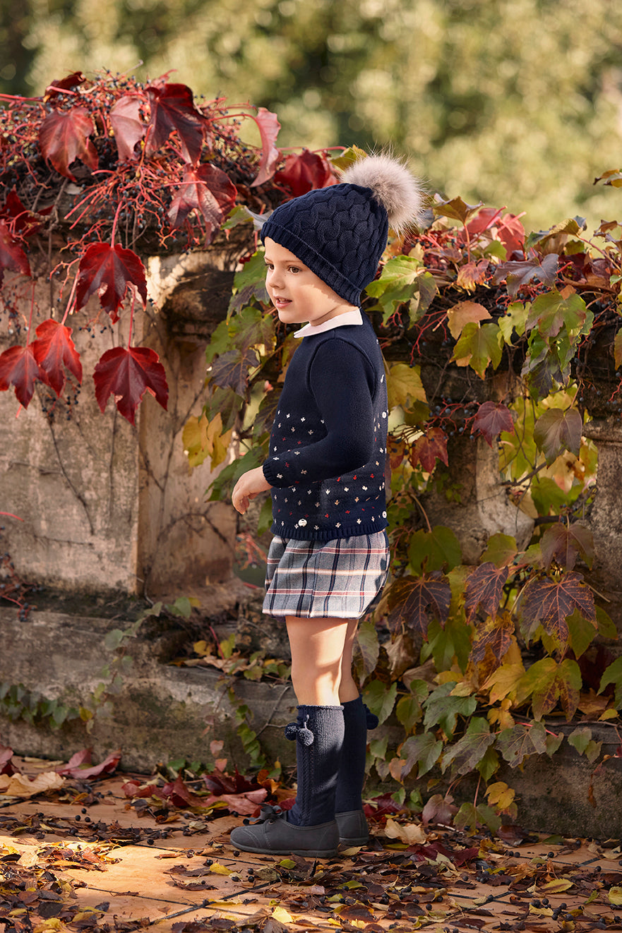 SET DI PANTALONI A QUADRI CON STELLE