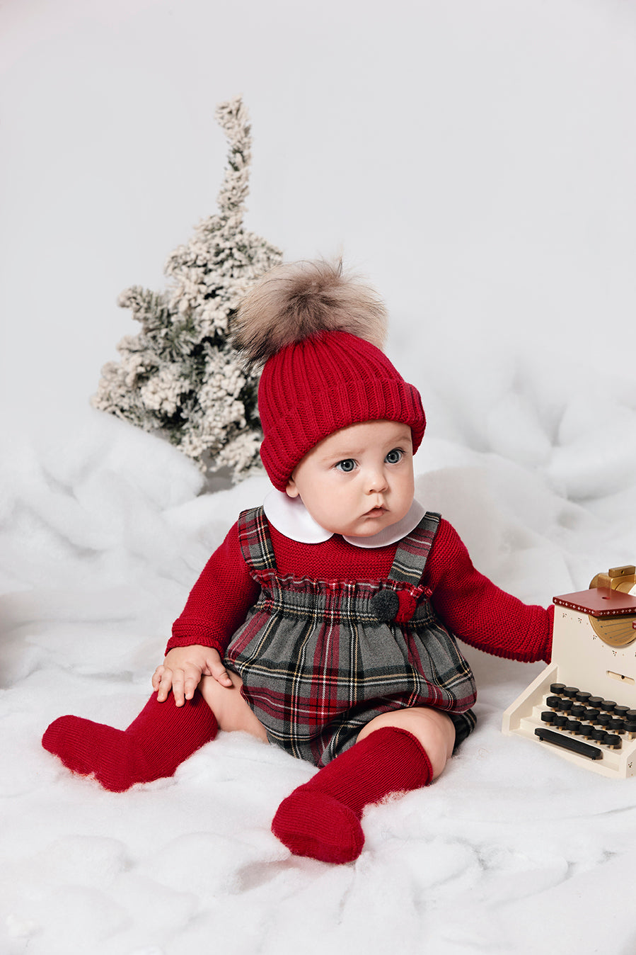 Maglia a quadretti gommata