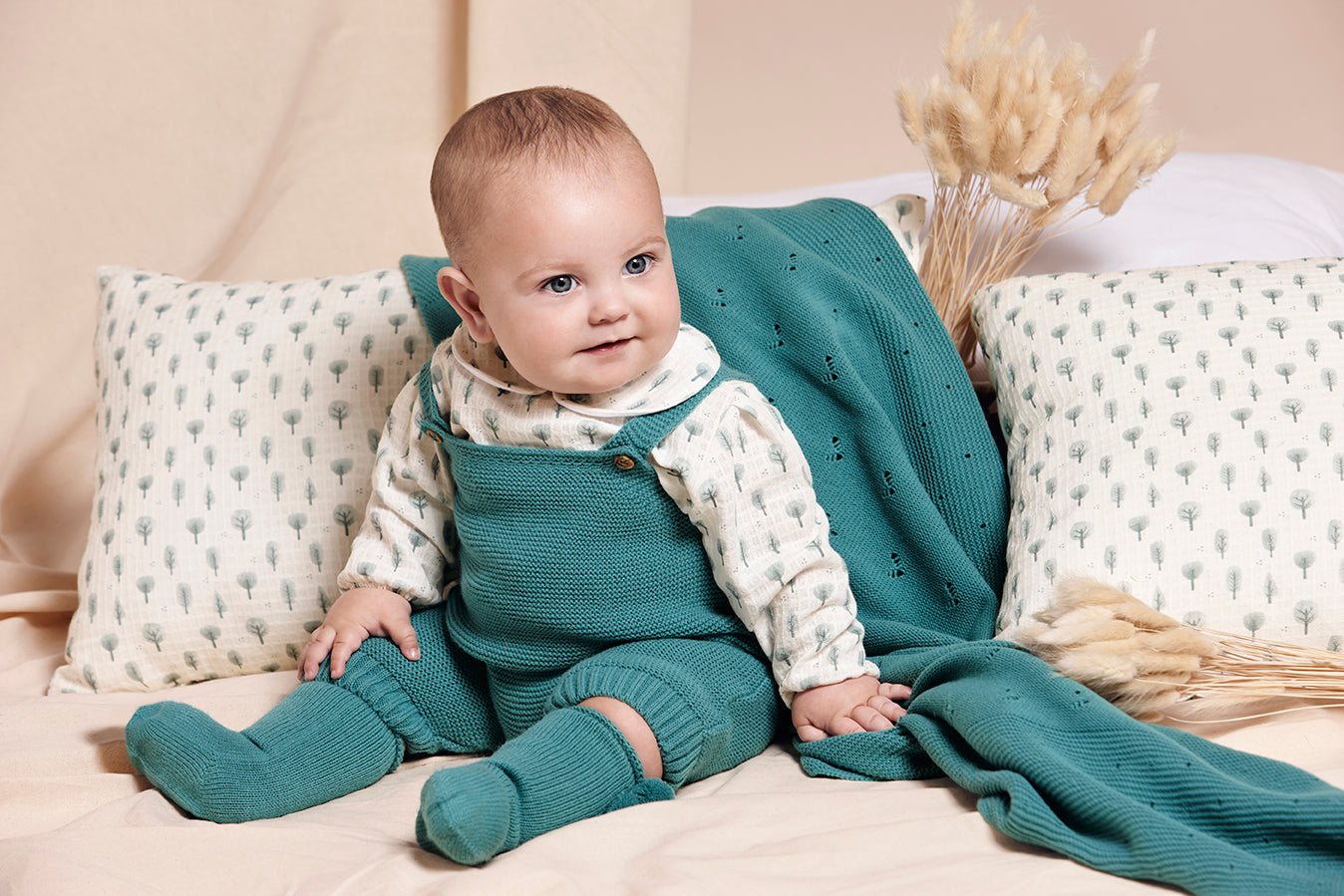 SALOPETTE IN MAGLIA ALBERI