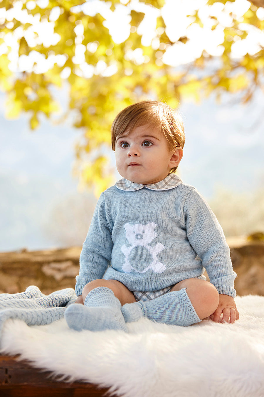 CONJUNTO PANTALON CUADRITOS OSO