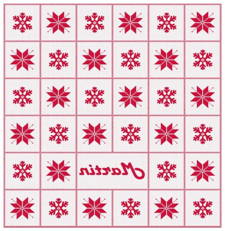 MANTITA NAVIDAD PERSONALIZADA CON NOMBRE