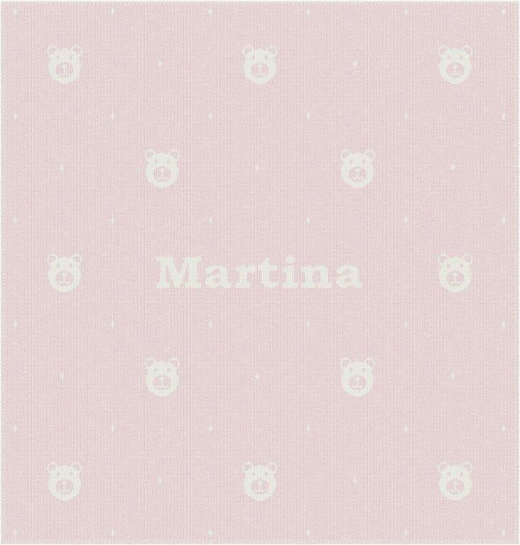 MANTITA OSITO PERSONALIZADA CON NOMBRE