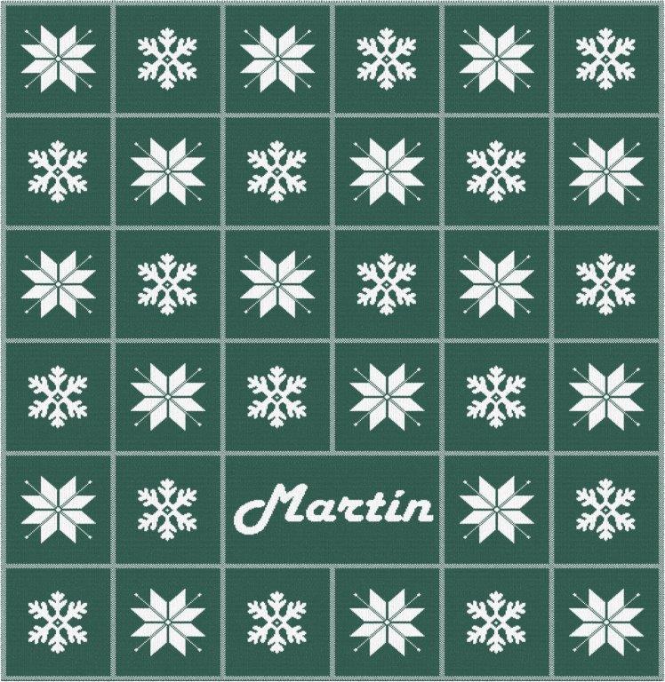 MANTITA NAVIDAD PERSONALIZADA CON NOMBRE