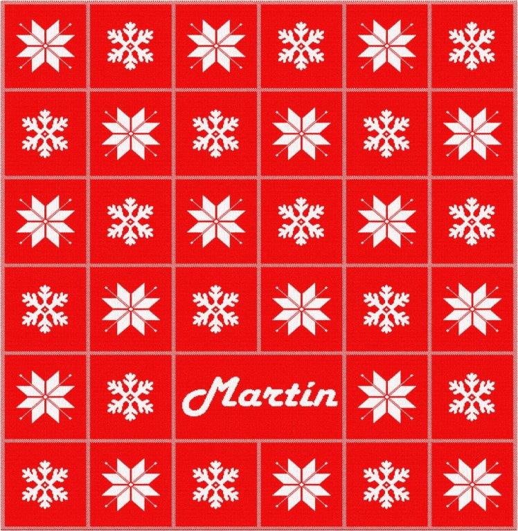 MANTITA NAVIDAD PERSONALIZADA CON NOMBRE